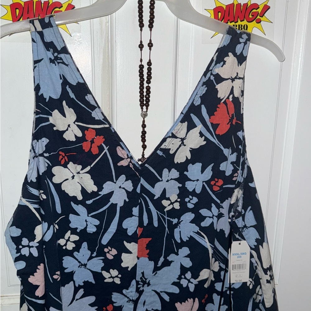 Floral Sleeveless shirt